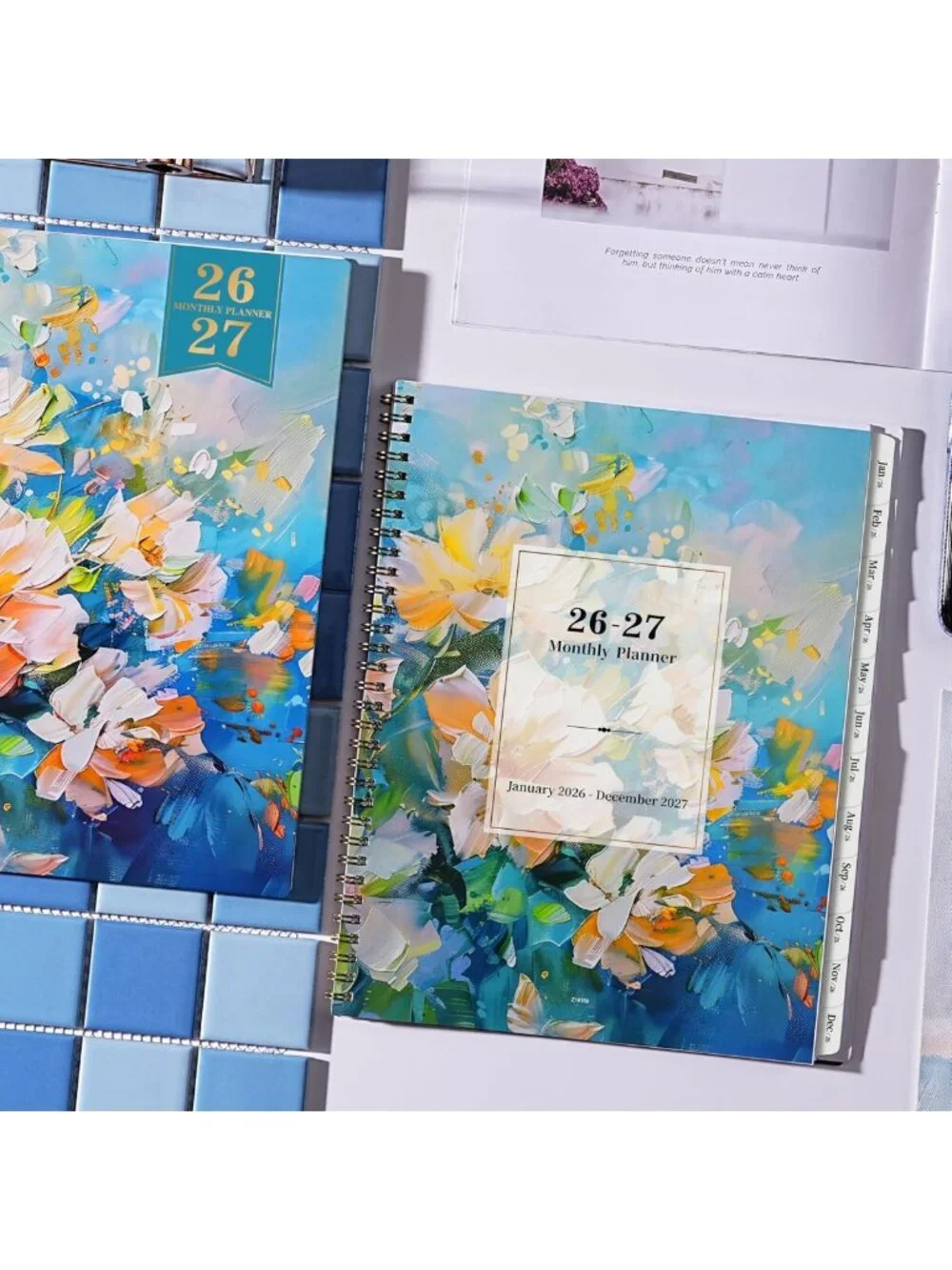 2026-2027 Monthly Planner | 21-Month Calendar with Inner Pocket, 9x11 Size